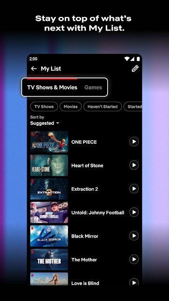 Netflix App  screenshot