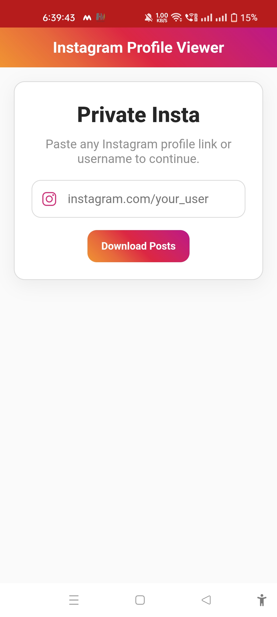 Profile Viewer Safety Guide screenshot