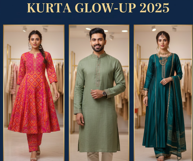 Kurta Glow-Up 2025: Minimal, Festive & Casual Styling Ideas That Slay